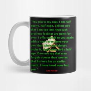 Jane Austen Quote Mug